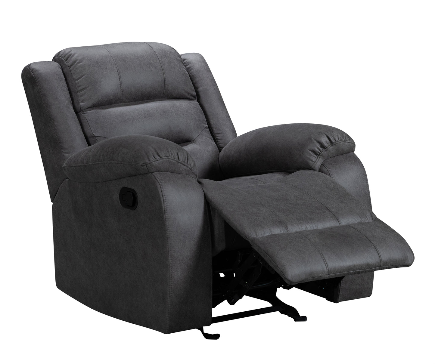 Crown World Single Seater Recliner in Grey Color