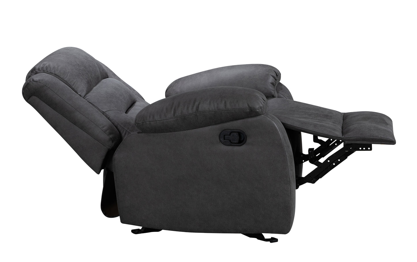 Crown World Single Seater Recliner in Grey Color