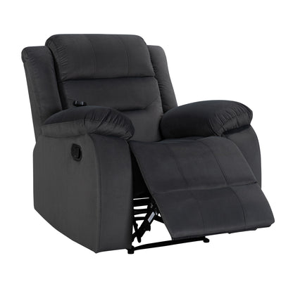 Crown World Single Seater Recliner in Grey Color