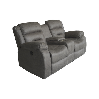 Crown World Recliner Set (3+2+1) in Grey Color